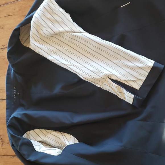 LIKE NEW NAVY THEORY BLAZER SIZE 10 - Picture 5 of 10
